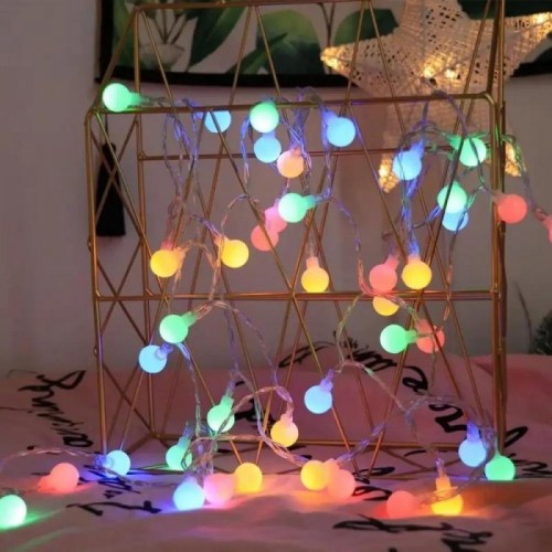 Гирлянда Шарики от сети, 3м, 100LED, Разноцветный Гирлянда Шарики от сети, 3м, 100LED, Разноцветный