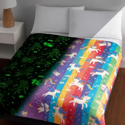 Світний плед 150х200 см Magic Blanket, Райдужний