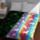 Світний плед 150х200 см Magic Blanket, Райдужний