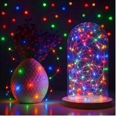 Світлодіодна гірлянда Роса USB 20м 200LED пульт мікс