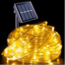 Гірлянда Дюралайт на сонячній батареї 20м 200LED теплий білий