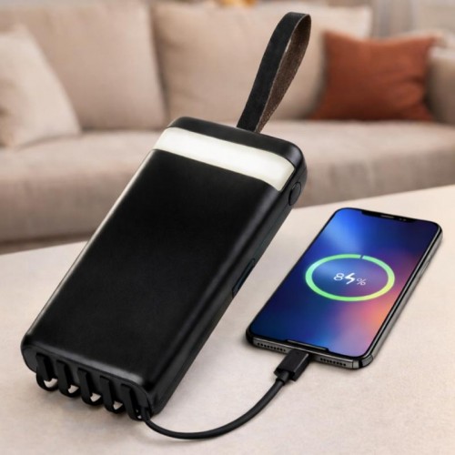 Повербанк 20000mAh з ліхтариком, KP-20 Повербанк 20000mAh з ліхтариком, KP-20