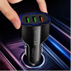Автомобільне зарядне пристрій 10,5Вт, 2,5A, 3xUSB ADL-AK5 – швидка зарядка трьох гаджетів одночасно