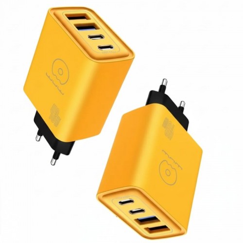 Сетевой адаптер 220В, 2,4А, 48Вт (USBx2 Type-Cx2), WUW-C212