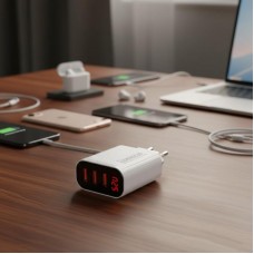 Мережевий адаптер 220В з 3 портами USB 3А Quick Charge 36-2S
