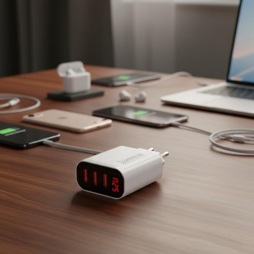 Сетевой адаптер питания 220В, 3хUSB, 3А, 12Вт, 36-2S Сетевой адаптер питания 220В, 3хUSB, 3А, 12Вт, 36-2S