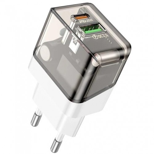 Сетевое зарядное устройство 220В, 3А, 20Вт, USB, Type-C, Borofone BA80A