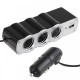 Автомобільний розгалужувач прикурювача з USB, 3 виходи, WF0120