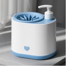 Лапомойка автоматическая Pet Foot Washing Cup голубая от сети для очистки лап питомцев