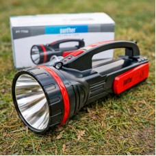 Аккумуляторный ручной фонарь с выдвижным боковым светом, USB, 5V, 24x9x9 см Panther PT-7758