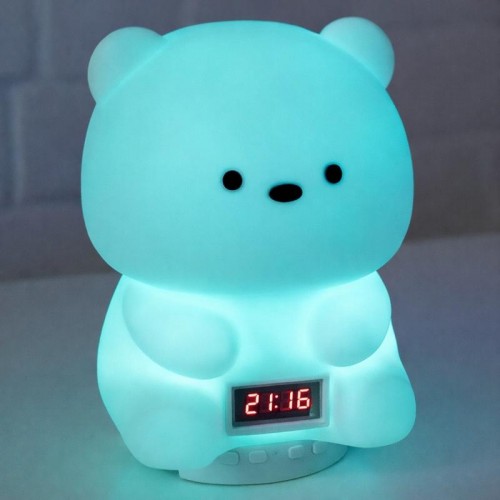 Дитячий нічник Ведмедик з Bluetooth колонкою, від USB