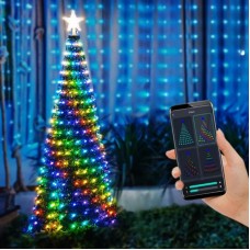 Гірлянда Кінський хвіст від USB, 2,5 м, 250LED + пульт, Різнокольорова