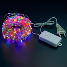 Гірлянда Роса від мережі, 20м, 200LED, Різнокольоровий
