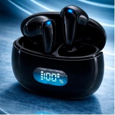 Бездротові навушники Bluetooth з кейсом 350 mAh, USB, Z35, Чорний