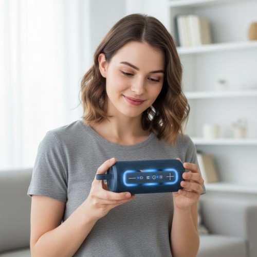 Портативна колонка з Bluetooth, USB, AUX, 1200 мАч, Hoco HC36, Синій Портативна колонка з Bluetooth, USB, AUX, 1200 мАч, Hoco HC36, Синій