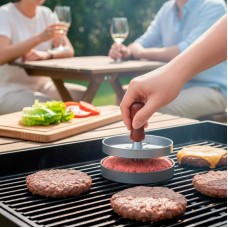 Форма для бургерів GRILLand 11,8х9 см алюмінієва з рифленим дном