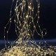 Гірлянда Кіньовий хвіст від USB, 2 м, 20 ниток, 200 LED, Теплий білий