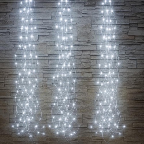 Гірлянда Кінський хвіст від USB, 2 м, 30 ниток, 200 LED, Білий