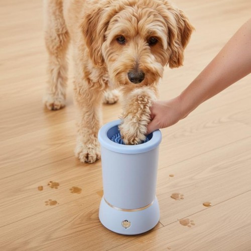 Лапомойка автоматическая Pet Foot Wash, от USB, Голубой