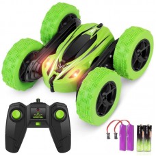 Радіокерована машинка перевертень, Stunt car 3388, Зелена