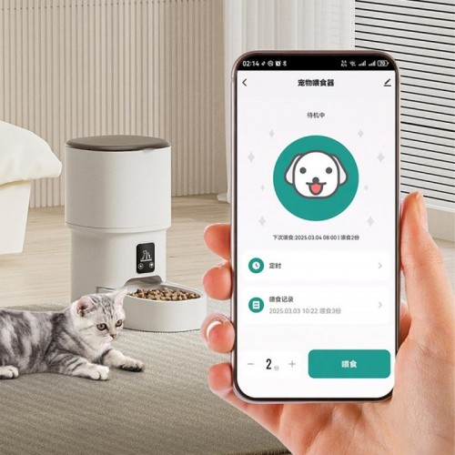 Автоматична годівниця для собак та котів 4л, Wi-Fi, від USB або батарейок Автоматична годівниця для собак та котів 4л, Wi-Fi, від USB або батарейок