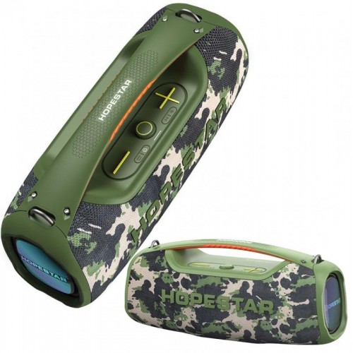 Портативна Bluetooth колонка, від USB, 100 Вт, Hopestar A60, Зелений