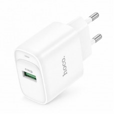 Мережевий зарядний пристрій 1xUSB, 18W, 3А, Hoco C140A, Білий