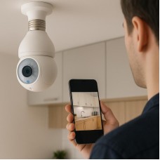 Панорамная камера 360 с Wi-Fi и приложением ICSee для видеонаблюдения дома и офиса
