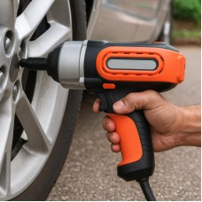 Ударний гайковерт від прикурювача 12V + кейс, 2400 об