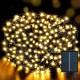Гірлянда на сонячній батареї, 50м, 500LED, Теплий білий