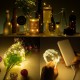 Гірлянда нитка Роса від USB, 20м, 200LED + пульт, Теплий білий