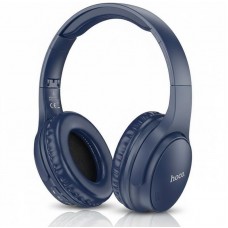 Бездротові навушники Bluetooth, AUX, 200 мАг, Hoco W40, Сині