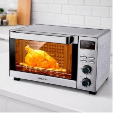Электрическая настольная духовка 35L 1500W с грилем таймером Sokany SK-436