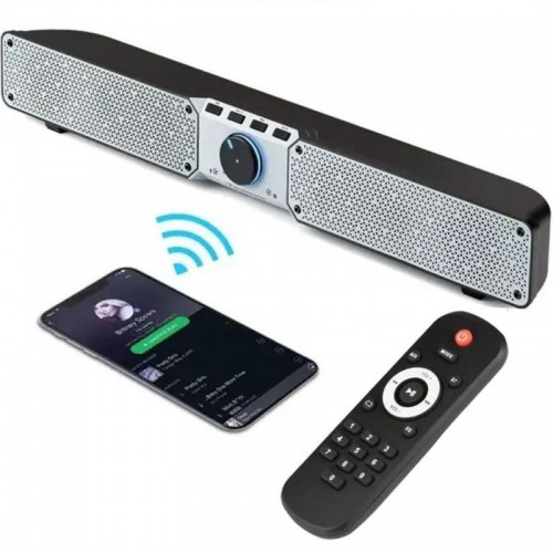 Мобільна колонка з пультом і Bluetooth, SOUNDBAR Q10, Чорний