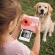 Дитячий фотоапарат миттєвого друку 12Мп, з підтримкою відео, Y708, Рожевий