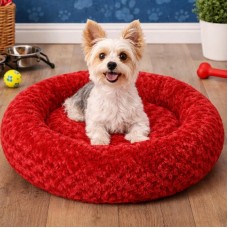Лежанка для собак и кошек Pet Choice DG1M 45×40 см красная