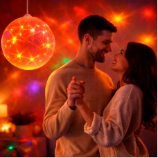 LED куля 57 см RGB стельовий світильник VEN 1-74 від мережі