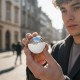 Беспроводные наушники Bluetooth, 180 мАч, USB, TWS AKZ-S27, Белые