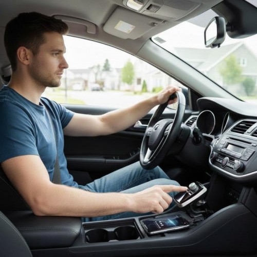 Автомобильный FM модулятор с Bluetooth, 2хUSB, M3 Plus Автомобильный FM модулятор с Bluetooth, 2хUSB, M3 Plus