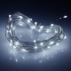 Гірлянда нитка Роса від USB, 20м, 200LED + пульт, Білий