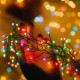 Гірлянда роса мішура, від USB, 100м, 2500LED, з пультом, Мікс