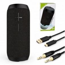 Портативна колонка Bluetooth Hopestar P7 з 2 кабелями, USB, AUX, 2000 мАч