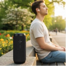 Портативна колонка Bluetooth Hopestar P7 з 2 кабелями, USB, AUX, 2000 мАч