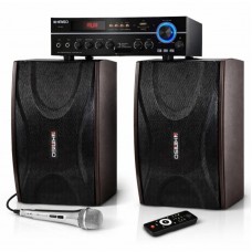 Акустическая система с микрофоном, 1000W, 8, пульт управления, KIMISO QS-A8 BT
