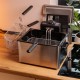 Фритюрниця електрична із нержавіючої сталі 5л, 2100Вт, SOKANY WJ-801