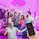 Стельовий світильник 33см + пульт, Bluetooth, RGB