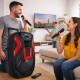 Акустична переносна колонка + 2 мікрофона та пульт, 60Вт, Bluetooth, ZXX-1503