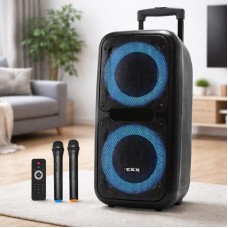 Портативна акустична колонка 60Вт з 2 мікрофонами Bluetooth ZXX-7575