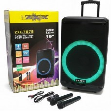 Автономная акустическая система 15 + 2 микрофона и пульт, 90Вт, Bluetooth, ZXX-7878
