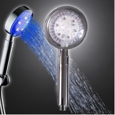 Душевая лейка с LED-подсветкой, 3 цвета